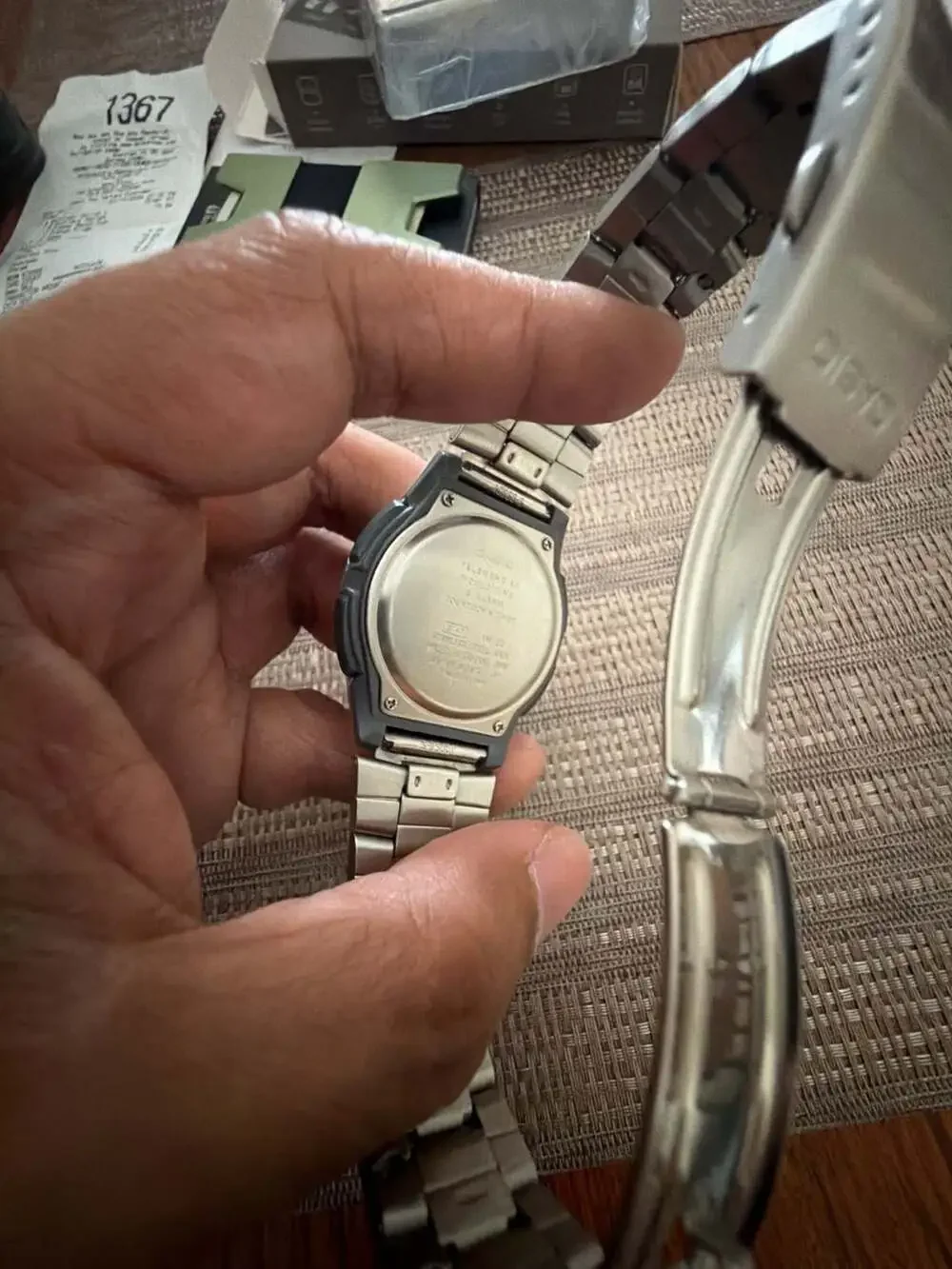 Casio Illuminator Telememo 30 AW80D-7AV Analog-Digital Watch